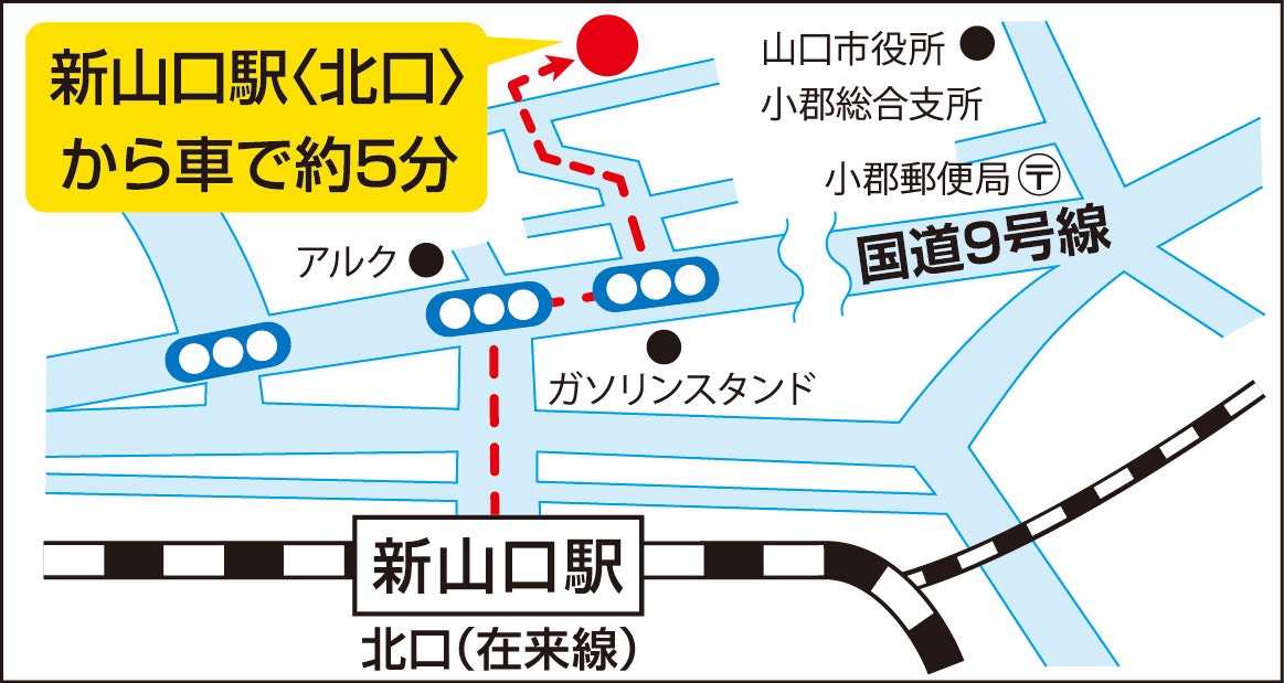 山口総合健診センター 地図
